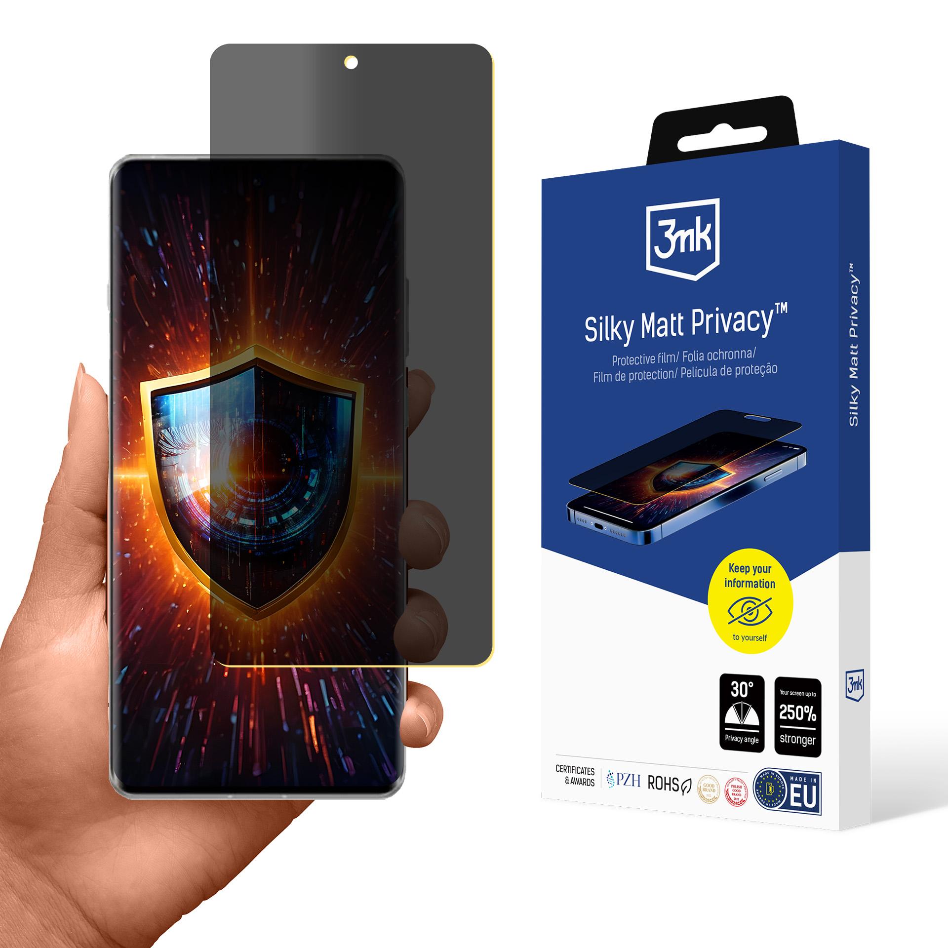 Oppo Find X7 Ultra – 3mk Silky Matt Privacy tietosuojakalvo