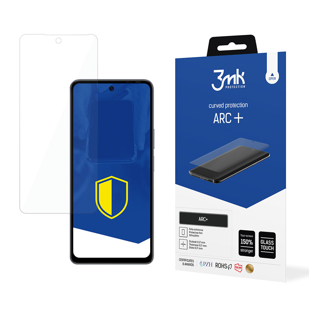 Tecno Pova 5 Pro 5G – 3mk ARC+ puhelimen näytönsuoja