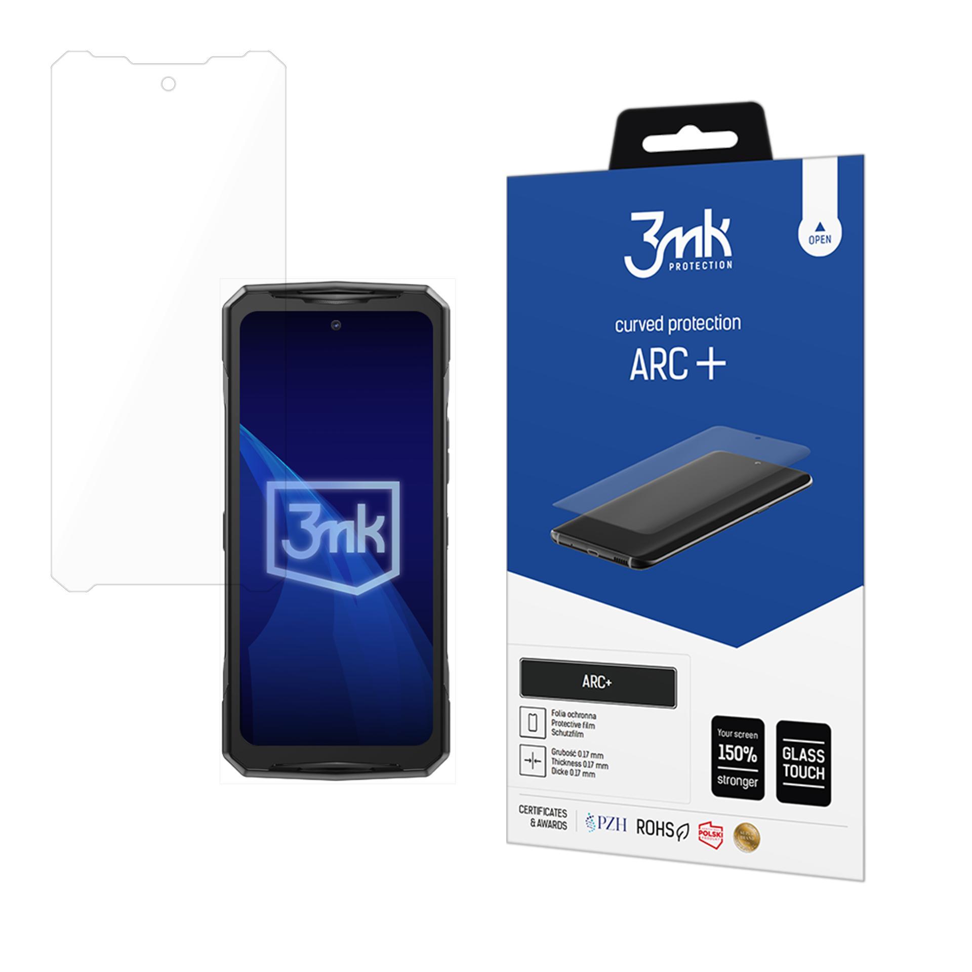 Doogee V40 Pro – 3mk ARC+ puhelimen näytönsuoja