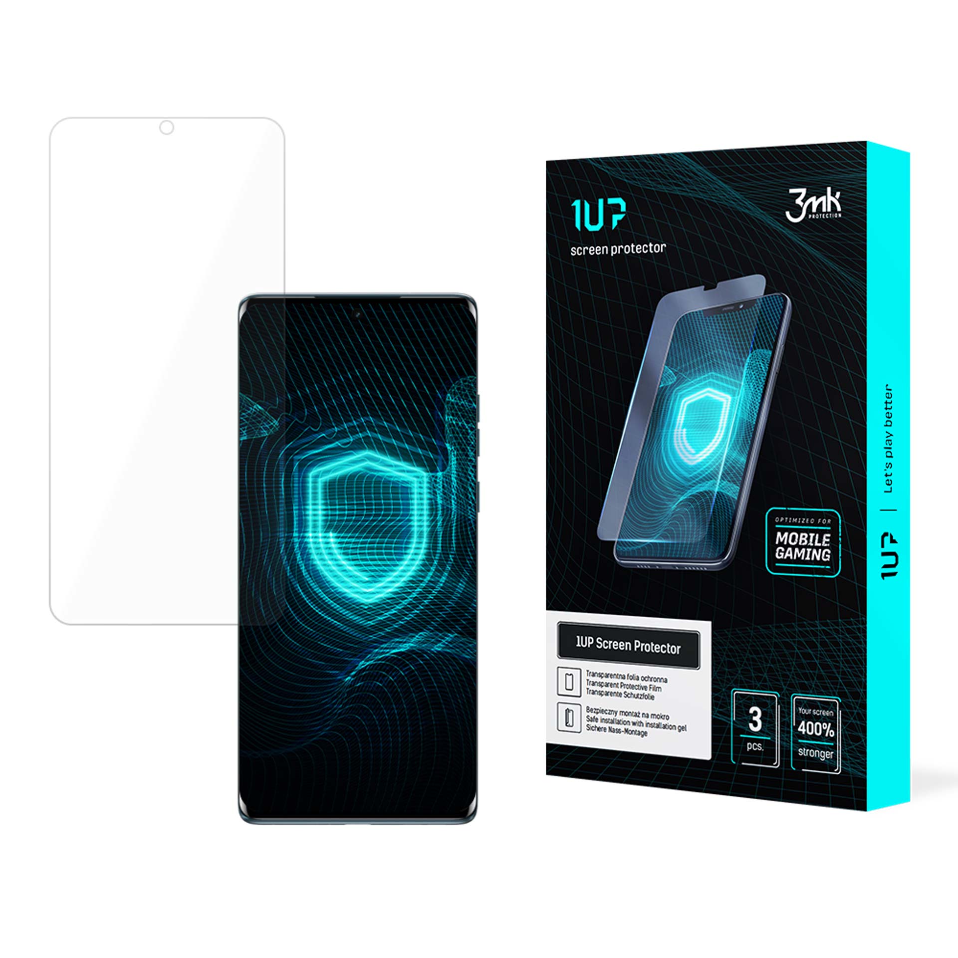 Motorola Edge 50 Fusion – 3mk 1UP puhelimen näytönsuoja