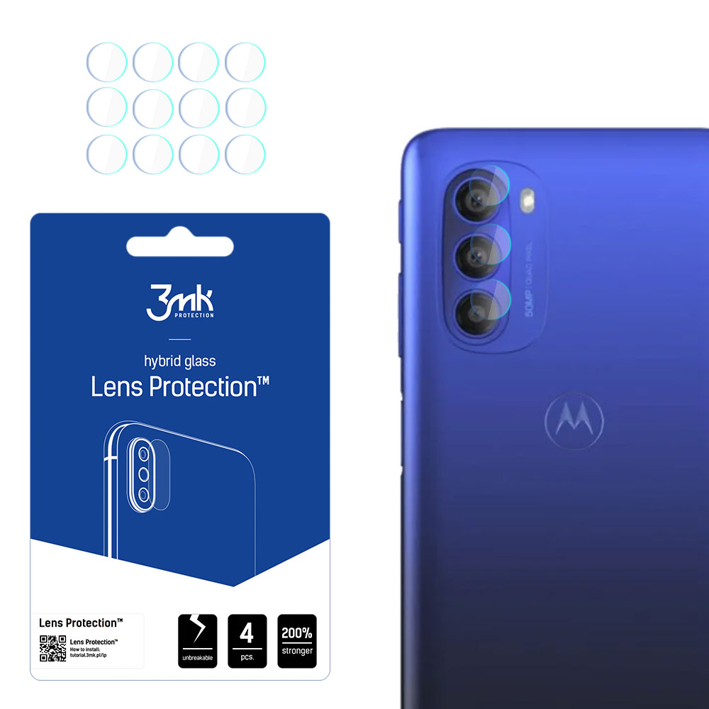Motorola Moto G51 5G – 3mk Lens Protection kameran linssinsuoja