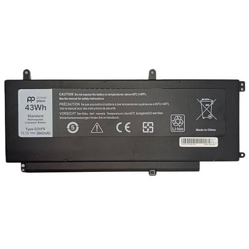 Kannettavan tietokoneen akku Dell D2VF9, 3840 mAh, Power Plant