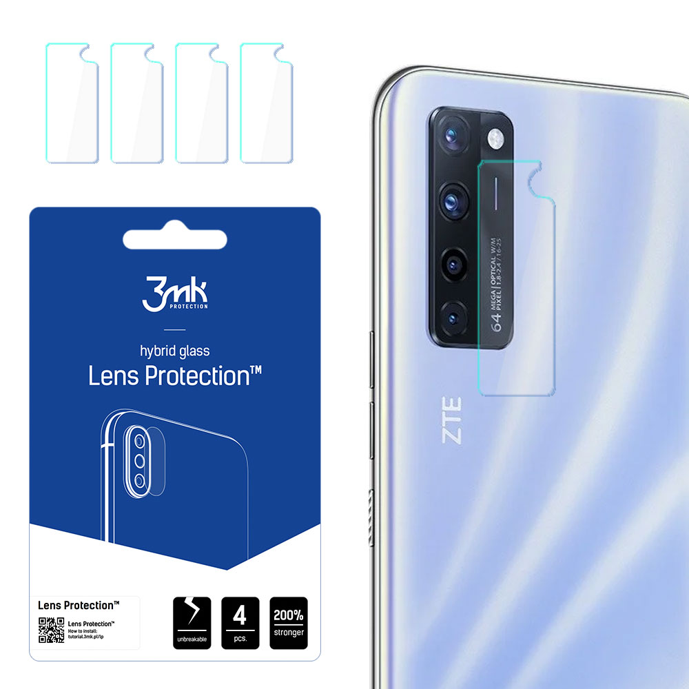ZTE Axon 20 5G – 3mk Lens Protection kameran linssinsuoja