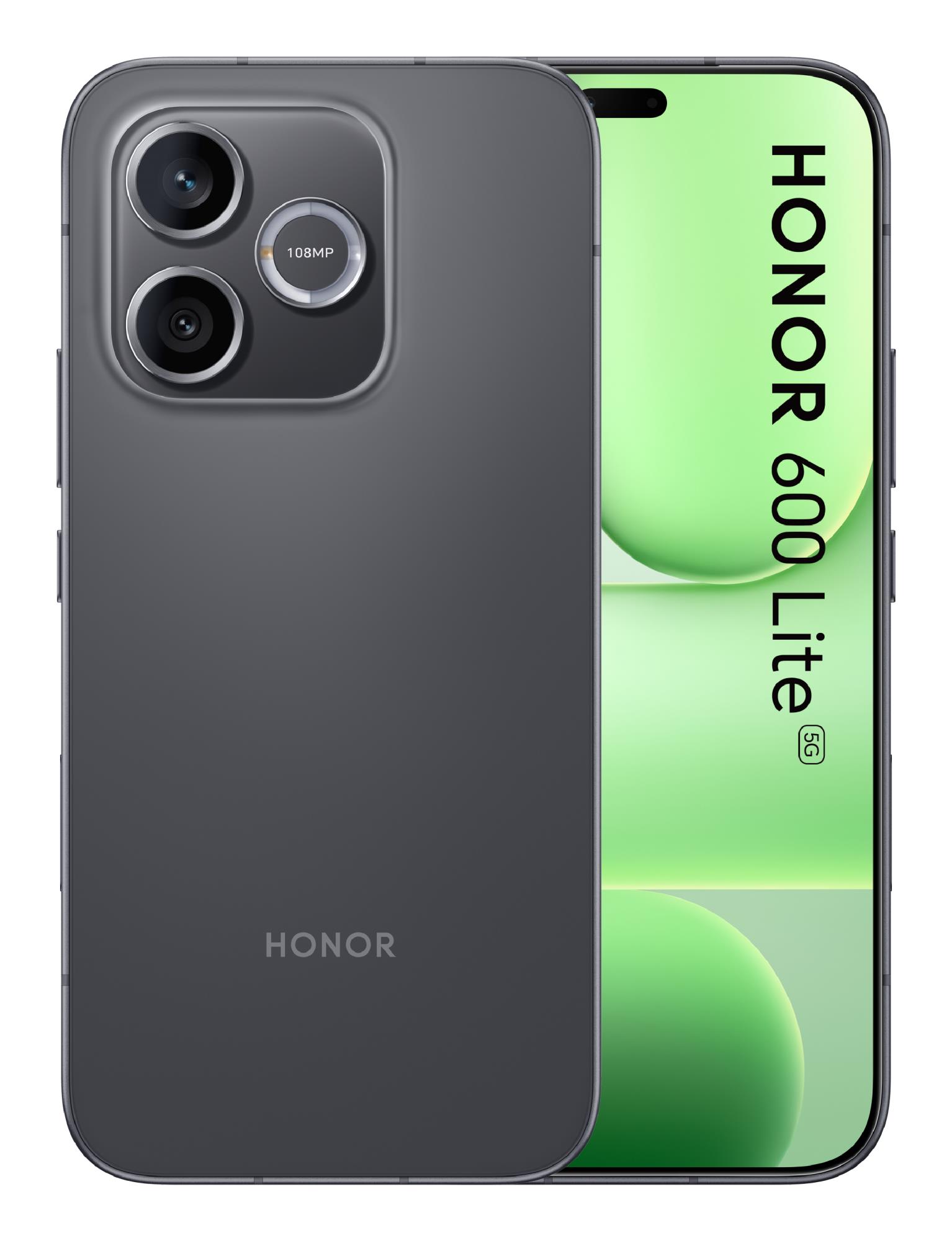 Honor 600 Lite -älypuhelin (5109CJCV) – 8 Gt RAM, 128 Gt, musta