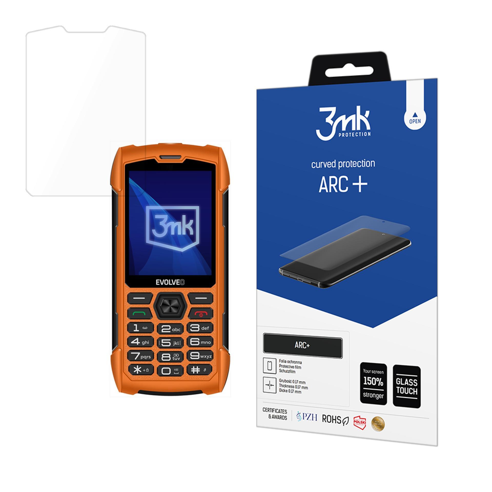 Evolveo StrongPhone H1 – 3mk ARC+ puhelimen näytönsuoja