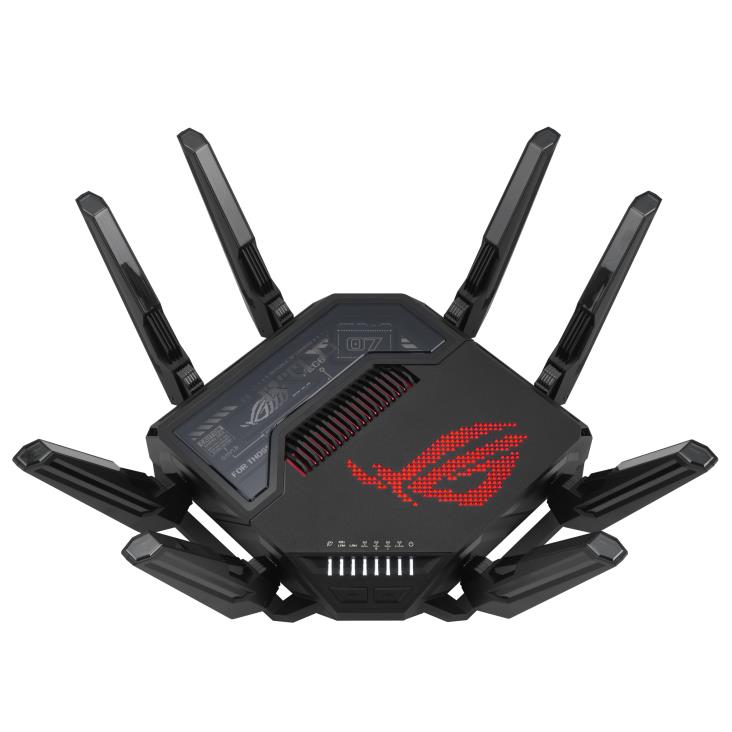 ASUS ROG Rapture GT-BE98 Wi-Fi 7 (802.11be) -langaton reititin, jopa 11529 Mbit/s, Ethernet WAN, Ethernet LAN, 6 LAN-porttia, USB
