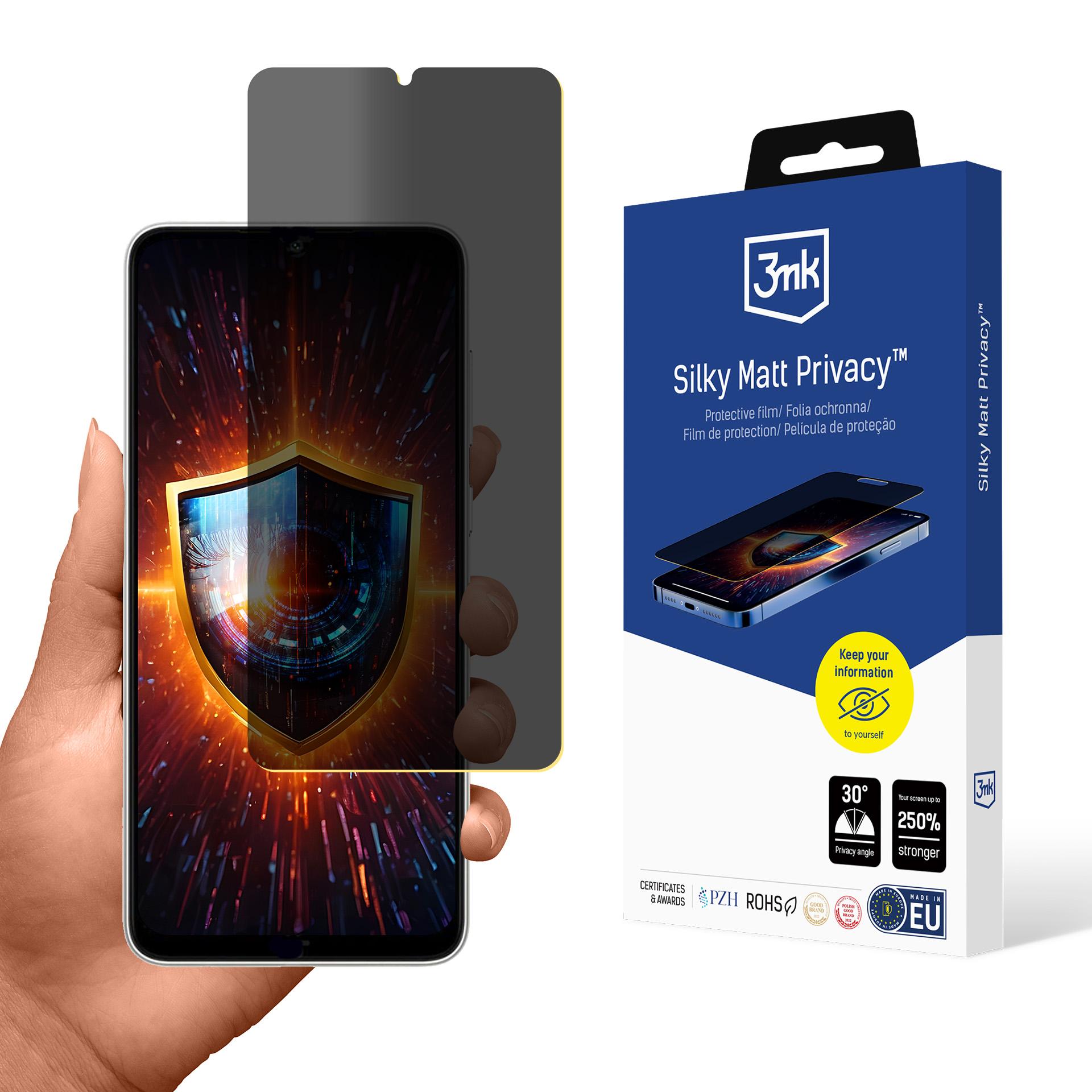 Samsung Galaxy A05 – 3mk Silky Matt Privacy tietosuojakalvo