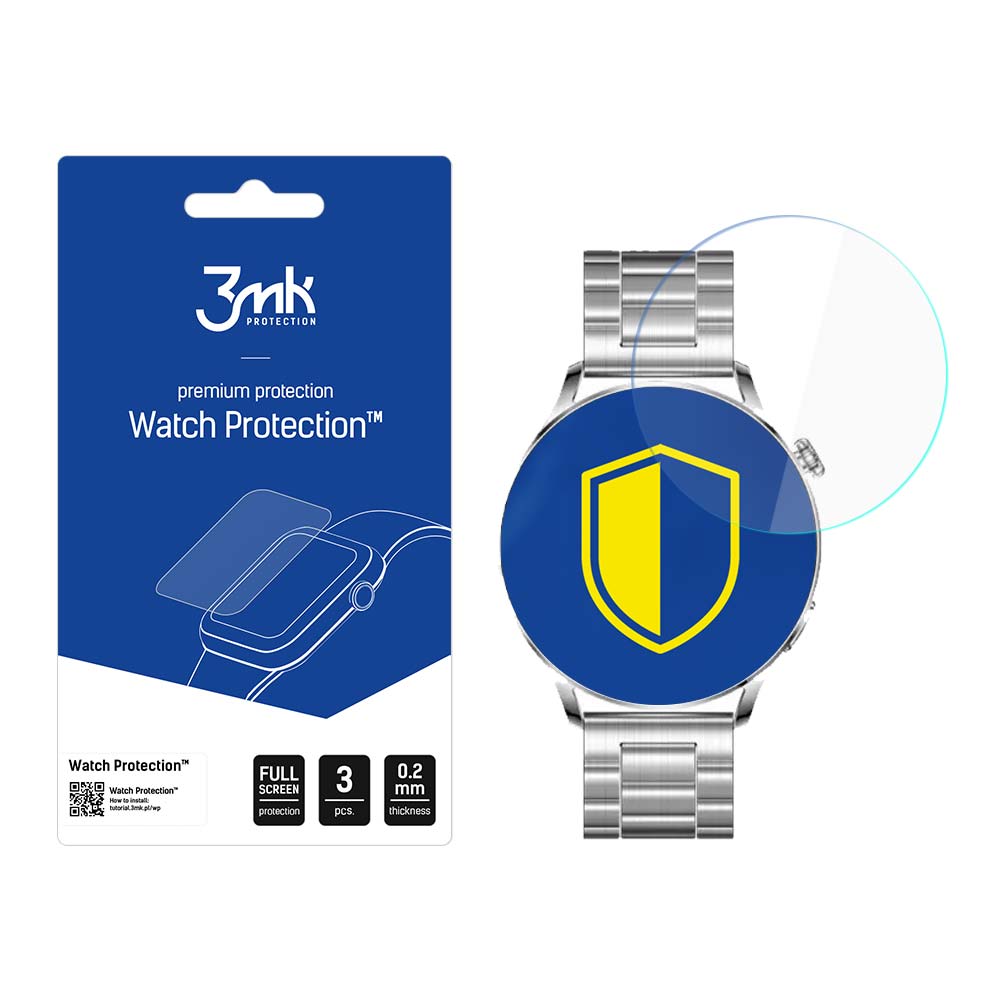 Smartwatch Rubicon RNCE81 – 3mk Watch Protection ARC älykellon näytönsuoja