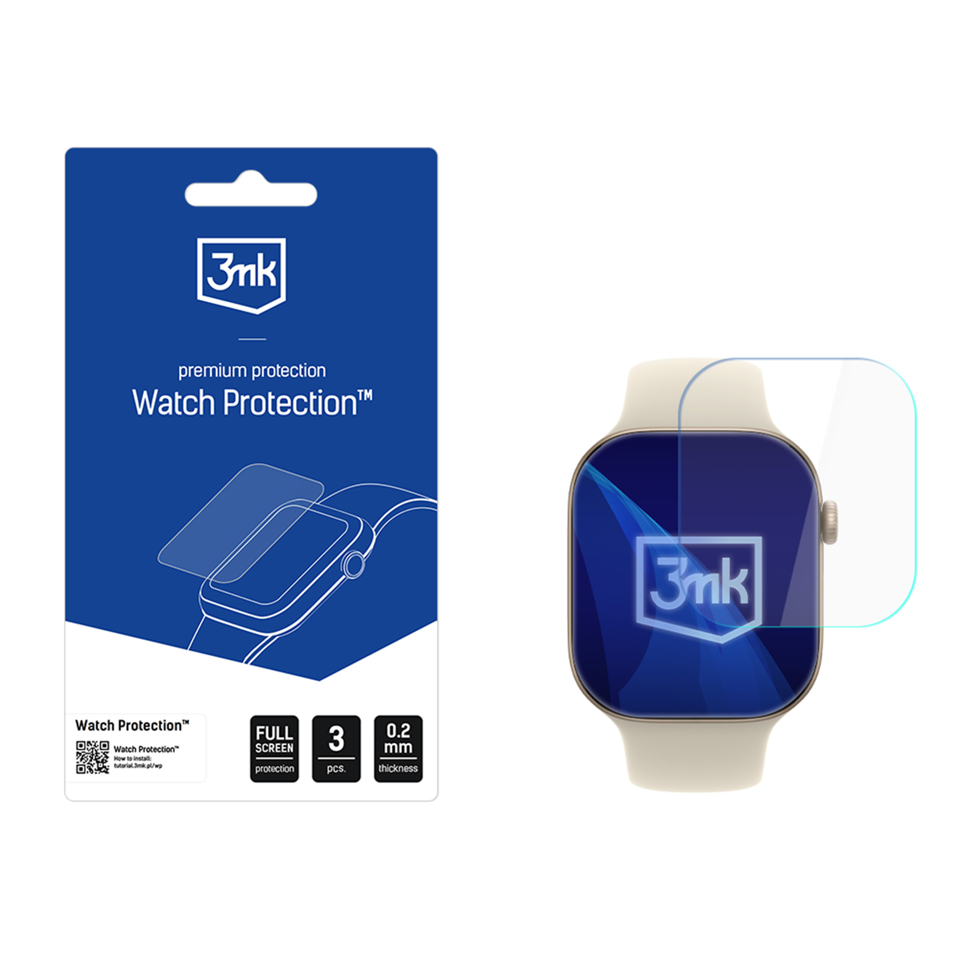 Apple Watch 12 42 mm – 3mk Watch Protection ARC