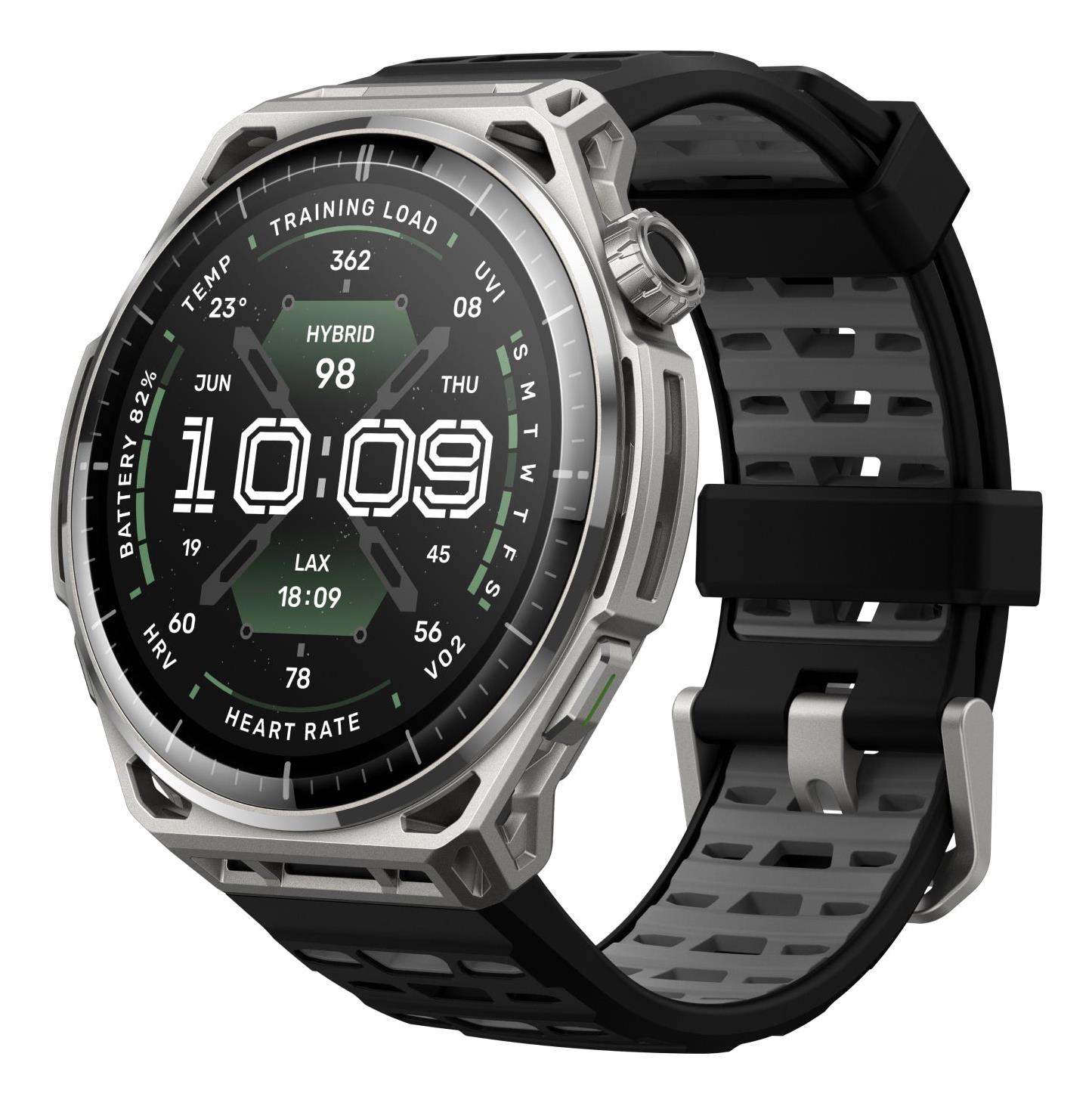 Amazfit Balance 3 W2677GL3N -älykello, teräksenvärinen