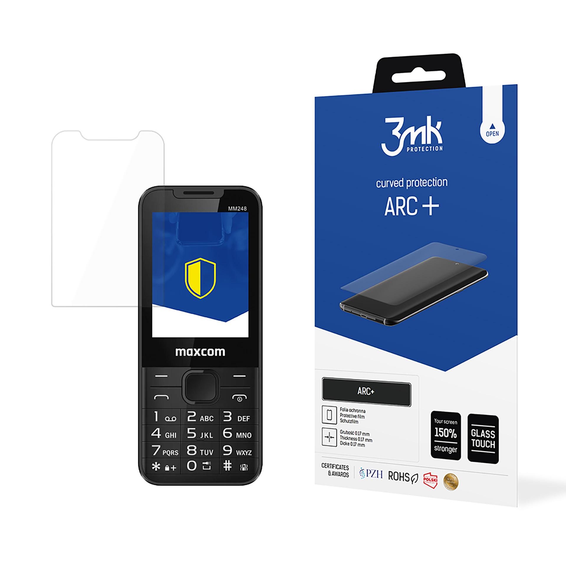 MaxCom MM248 4G – 3mk ARC+ puhelimen näytönsuoja