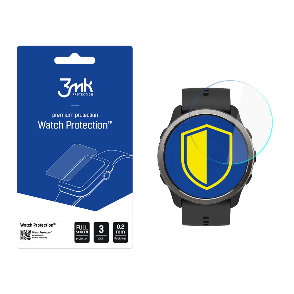 Suunto 5 Peak – 3mk Watch Protection FlexibleGlass älykellon näytönsuoja
