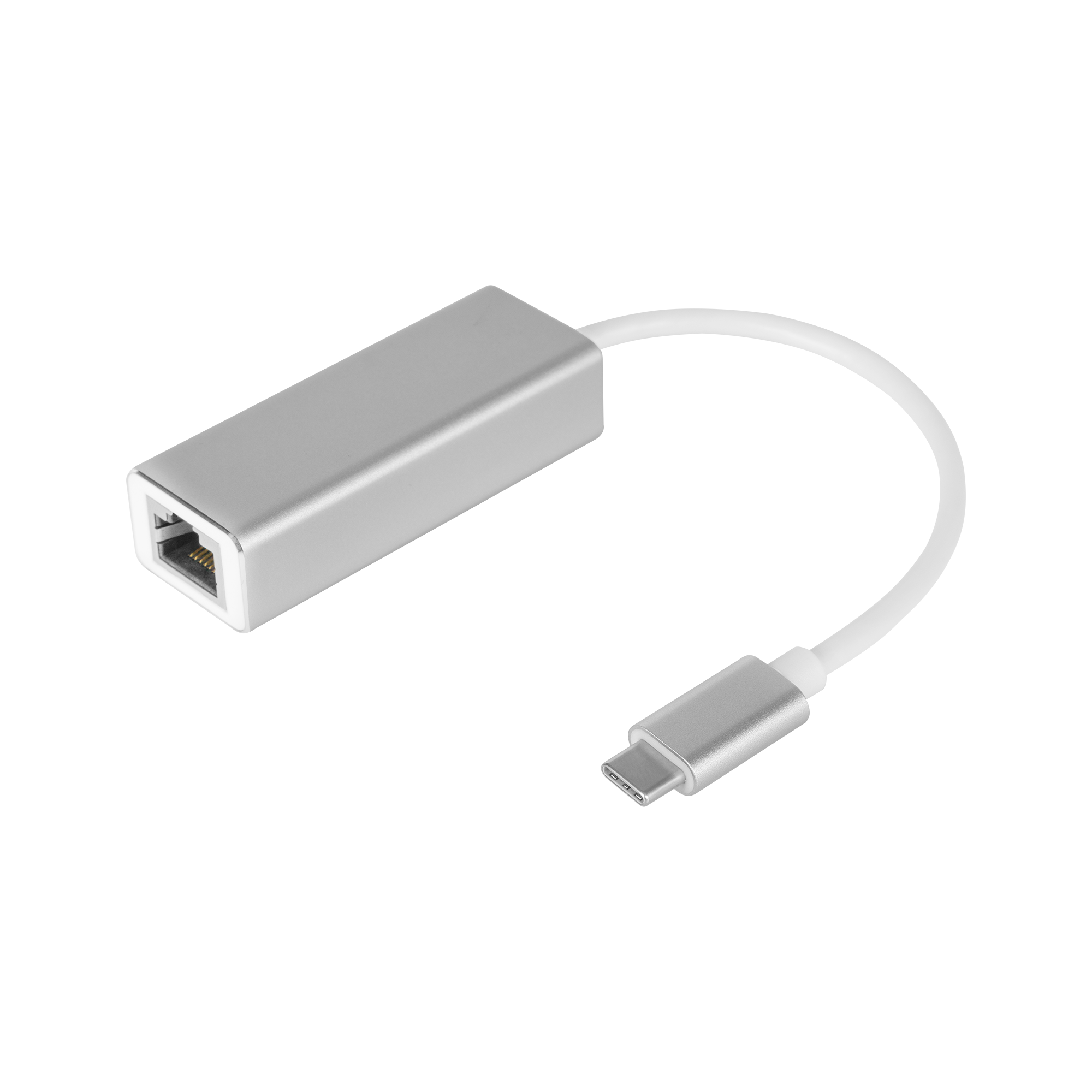 Kruger&Matz-verkkosovitin USB-C – RJ45 gigabit-LAN, 10/100/1000 Mb
