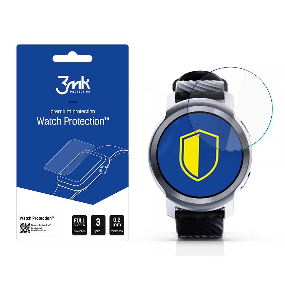 Motorola Moto Watch 100 – 3mk Watch Protection FlexibleGlass älykellon näytönsuoja