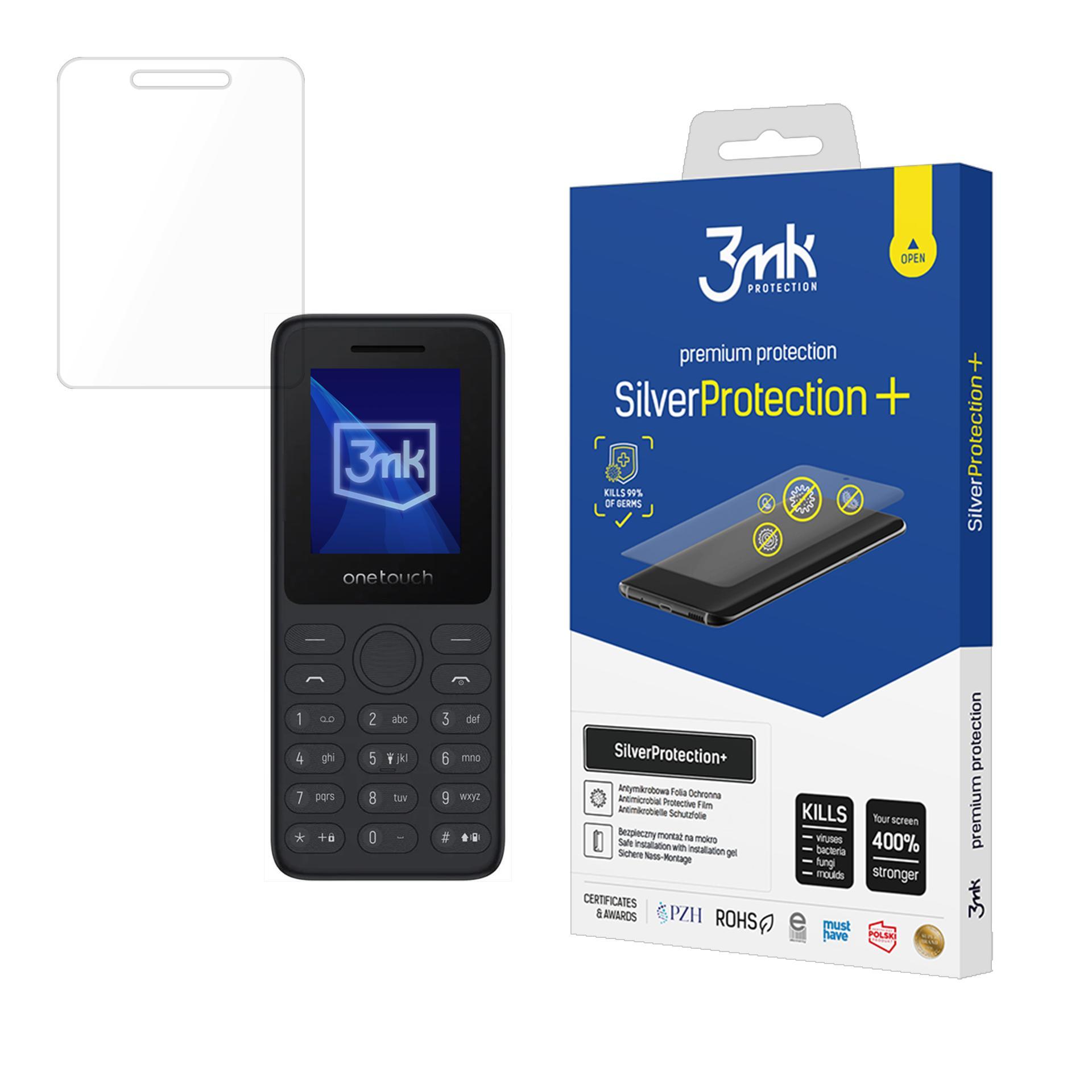TCL onetouch 4021 – 3mk SilverProtection+ puhelimen näytönsuoja