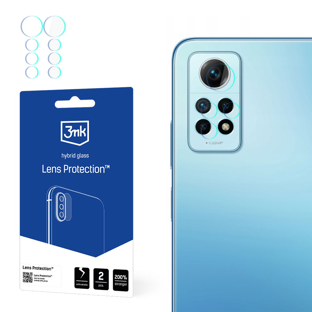 Xiaomi Redmi Note 12 Pro 4G – 3mk Lens Protection kameran linssinsuoja