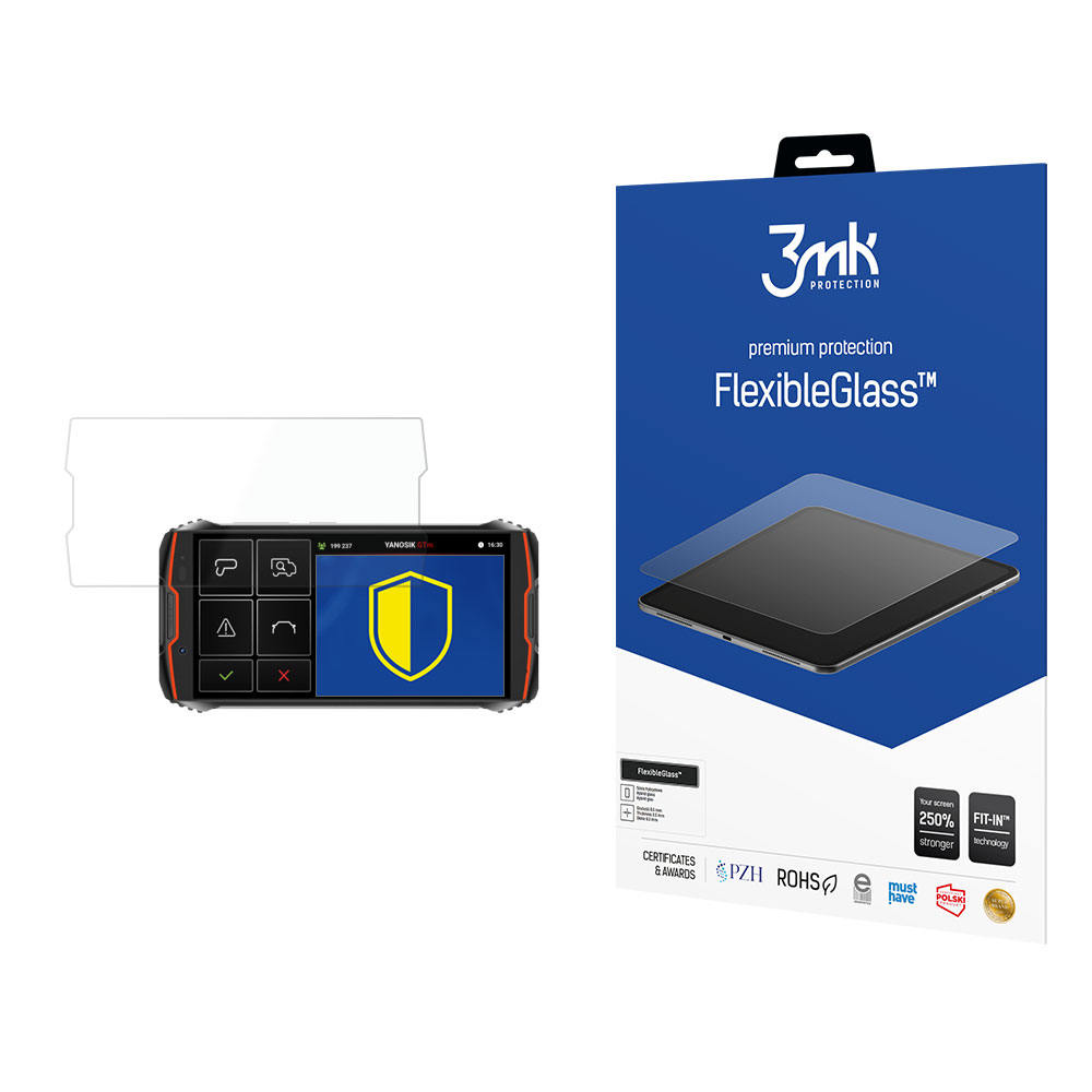 Yanosik GTm – 3mk FlexibleGlass puhelimen näytönsuoja