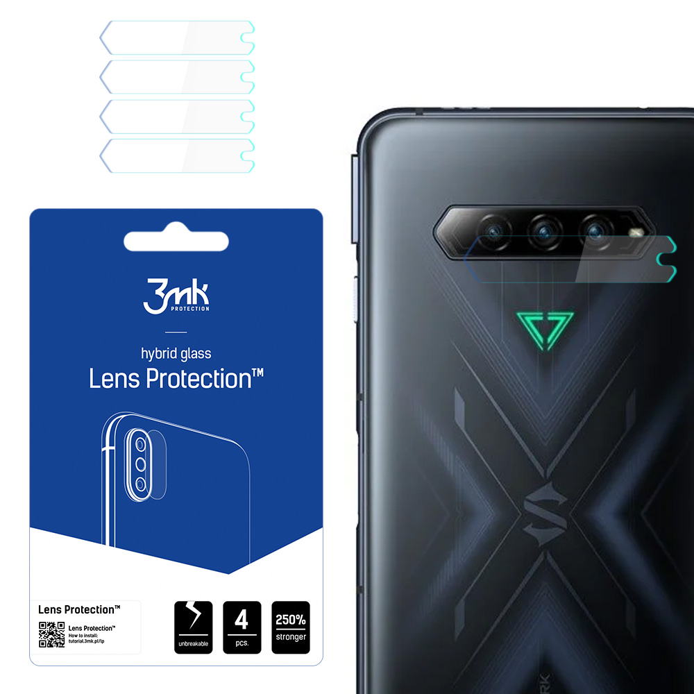 Xiaomi Black Shark 4 Pro 5G – 3mk Lens Protection kameran linssinsuoja