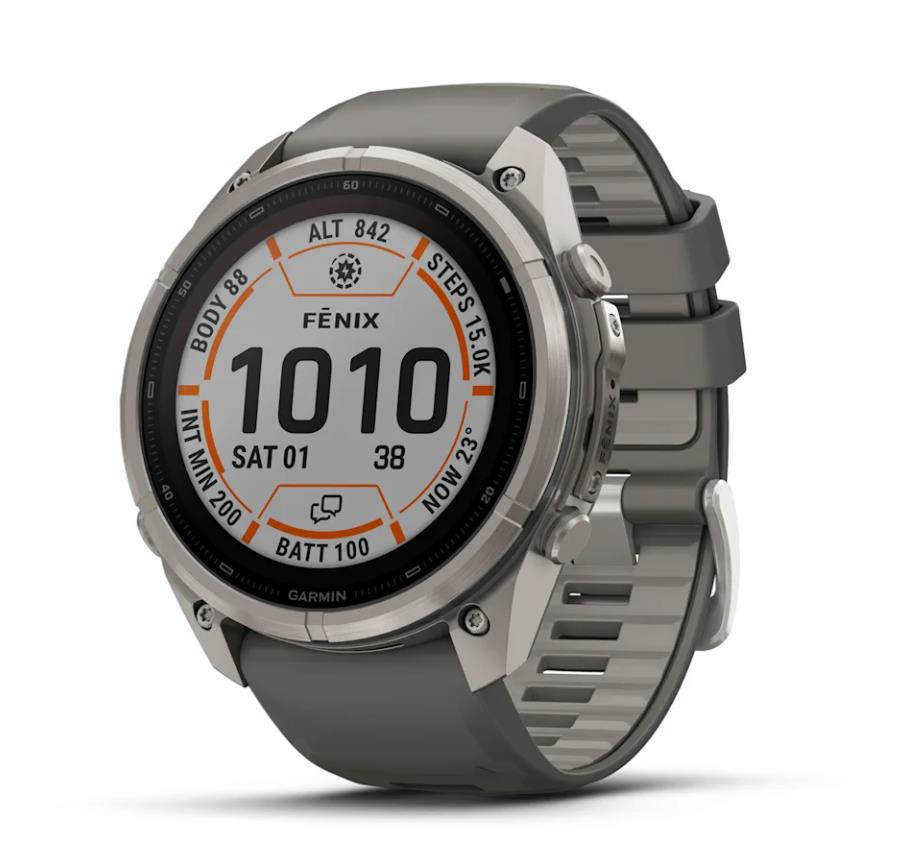 Garmin Fenix 9 Pro Solar -älykello, Titanium, 010-04339-01