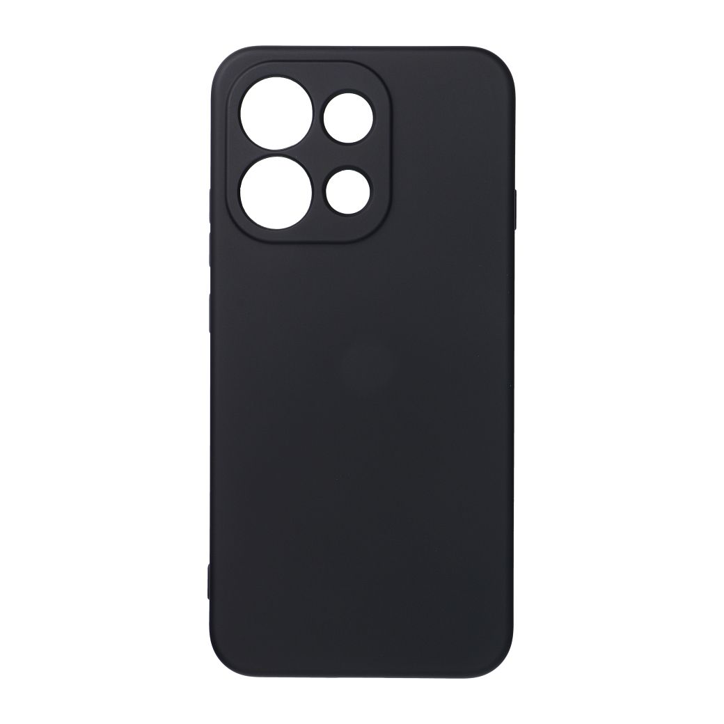 Musta silikonisuojakuori OPPO Reno16 F 5G- ja Reno16 FS 5G -malleille