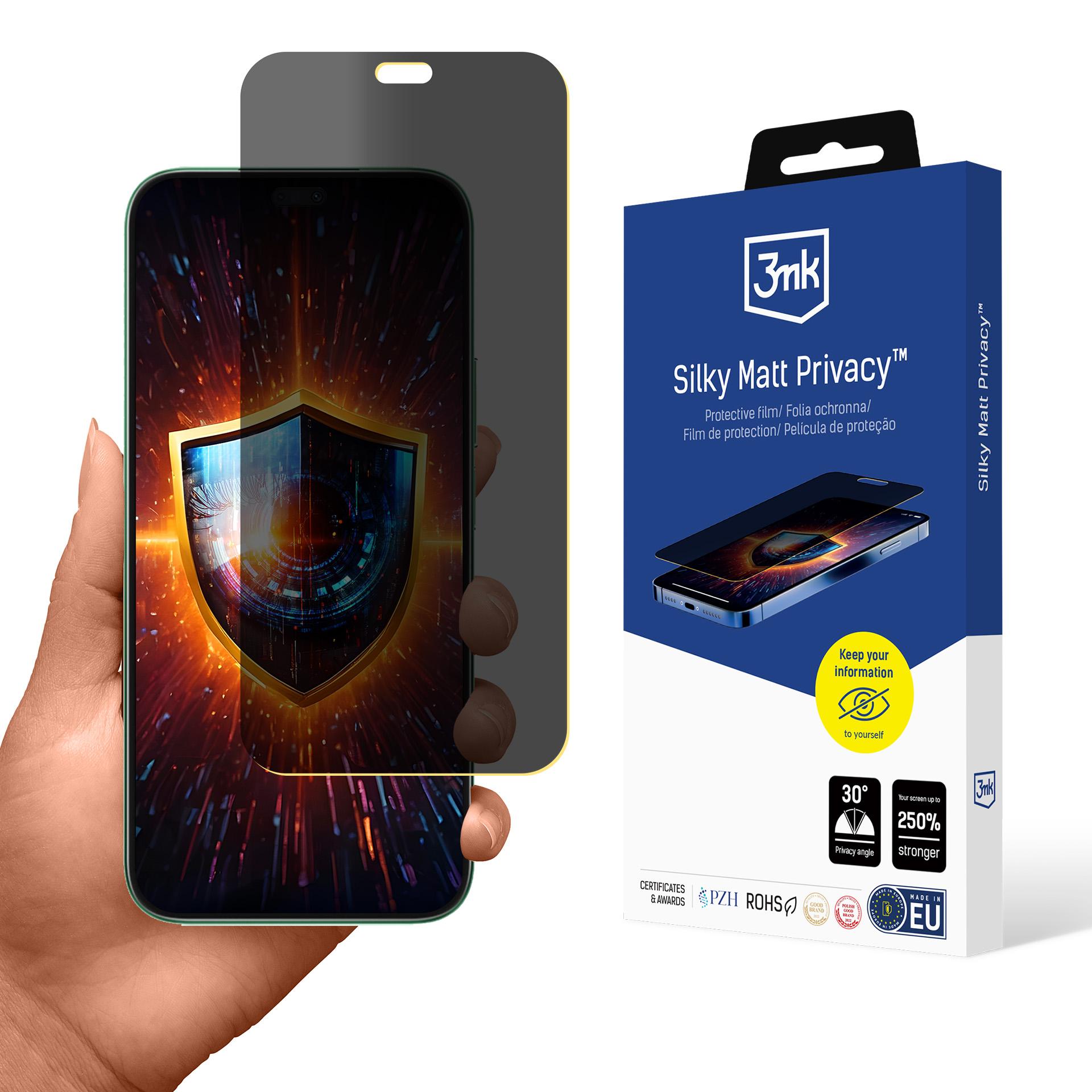 Honor X8B – 3mk Silky Matt Privacy tietosuojakalvo