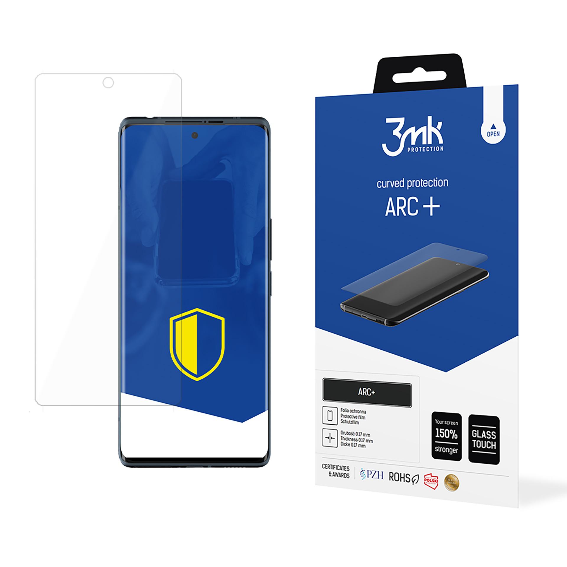 HTC U24 Pro – 3mk ARC+ puhelimen näytönsuoja