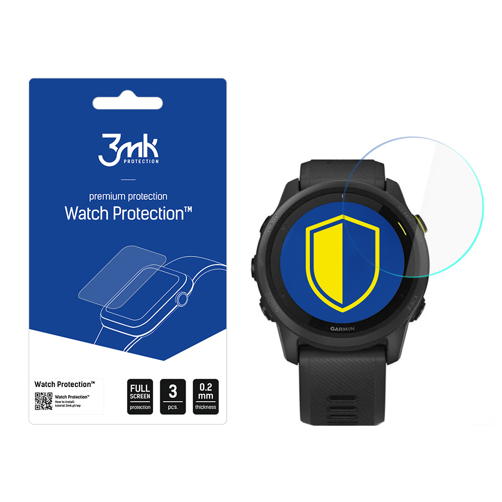 Garmin Forerunner 745 – 3mk Watch Protection FlexibleGlass älykellon näytönsuoja