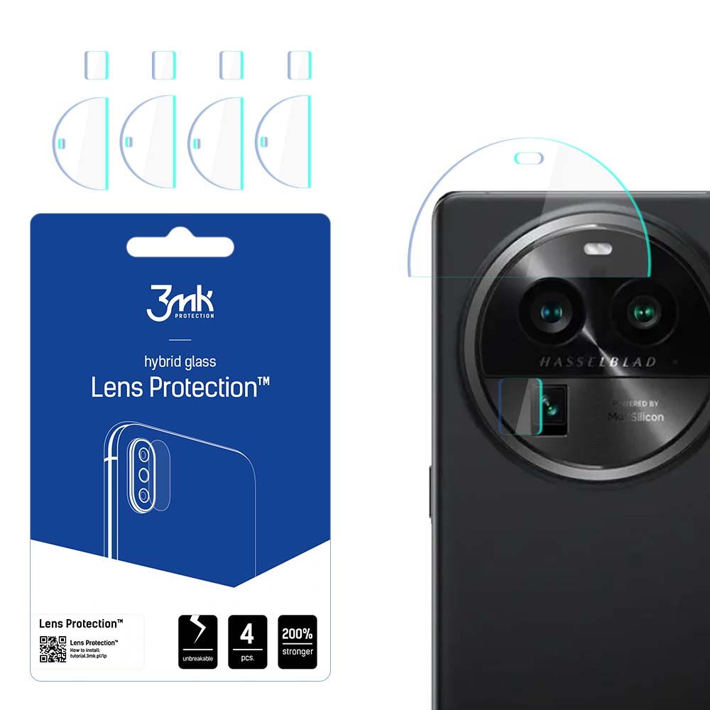 Oppo Find X6 Pro – 3mk Lens Protection kameran linssinsuoja