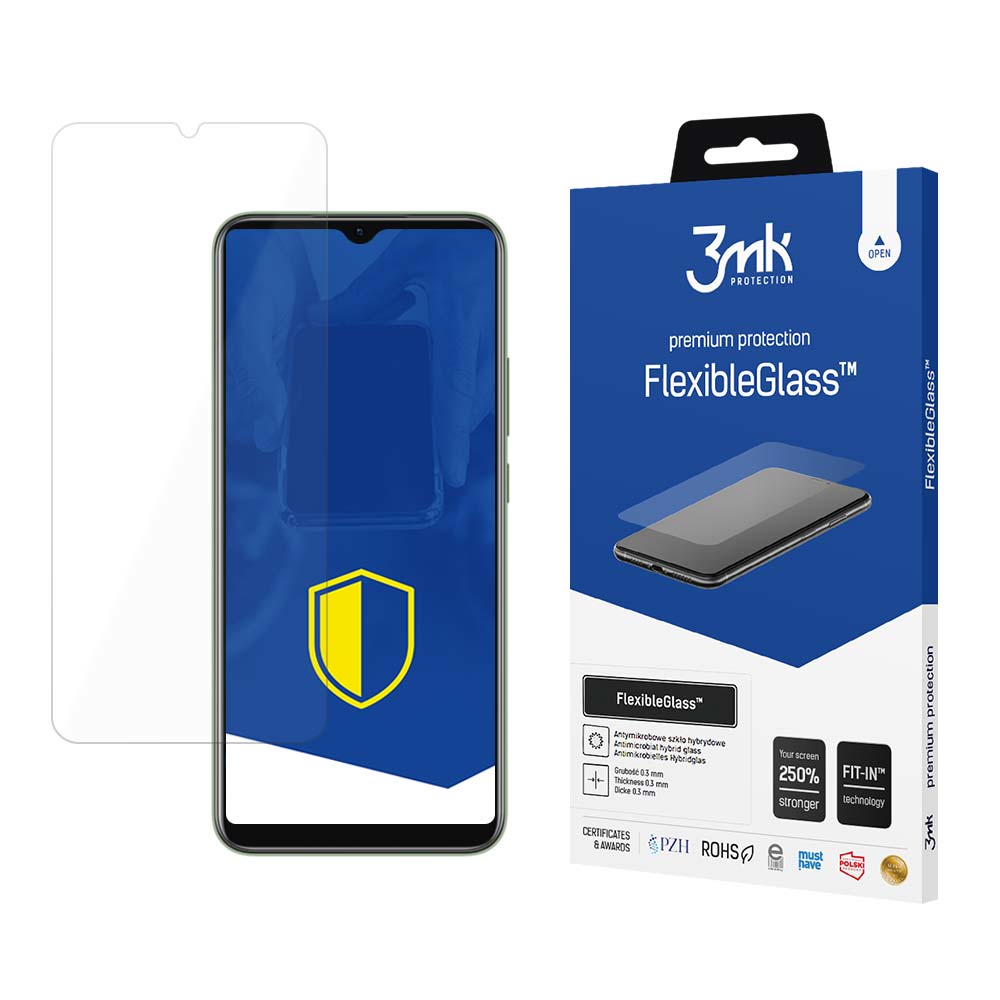Realme Narzo 50i Prime – 3mk FlexibleGlass puhelimen näytönsuoja