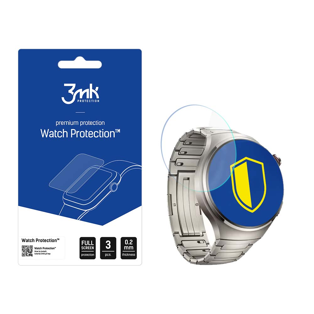 Huawei Watch 4 Pro – 3mk Watch Protection ARC älykellon näytönsuoja