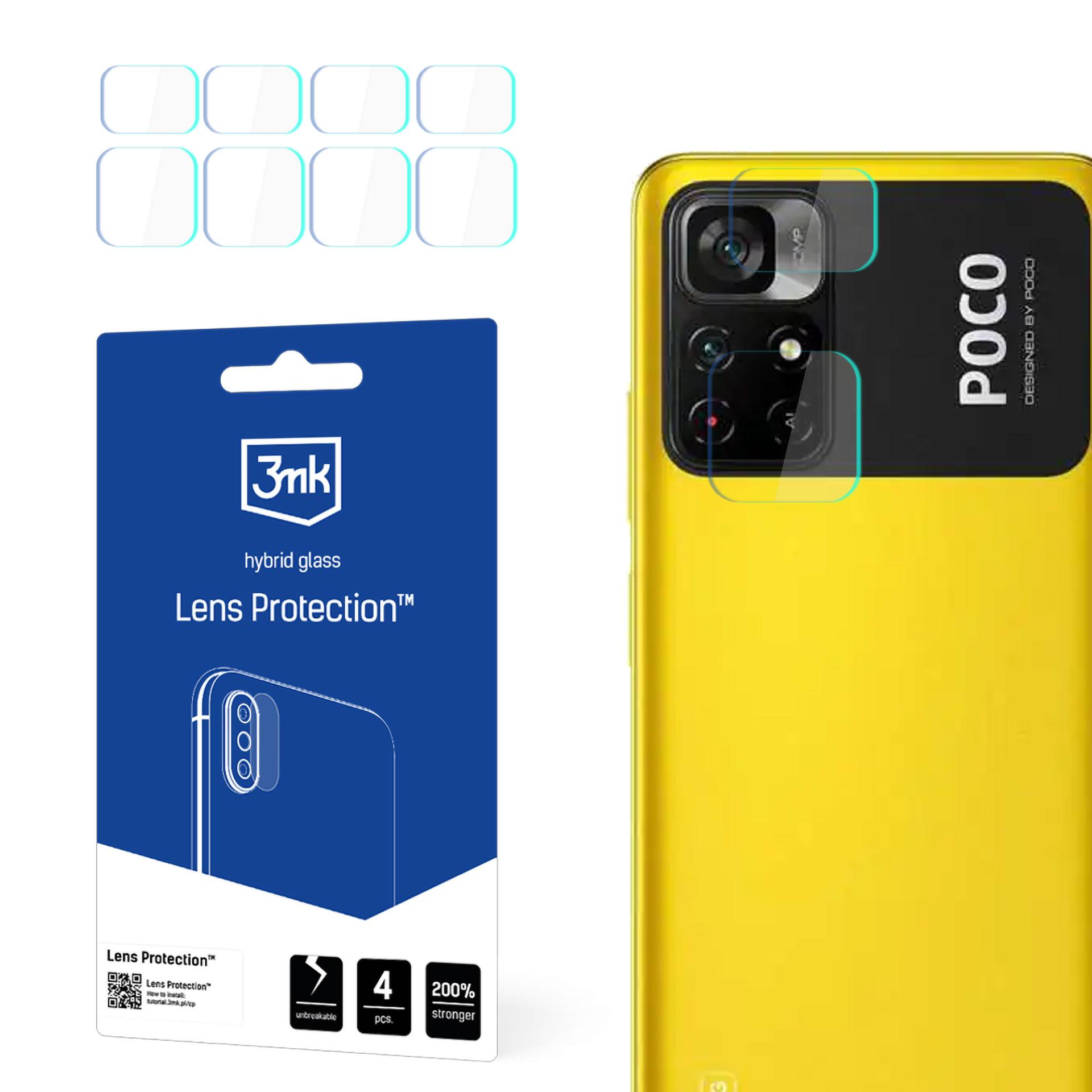 Xiaomi Redmi Note 11S 5G/ POCO M4 Pro 5G – 3mk Lens Protection kameran linssinsuoja