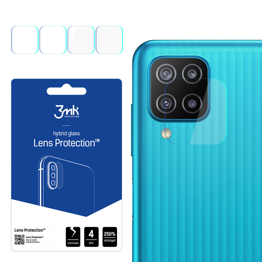 Samsung Galaxy F12 – 3mk Lens Protection kameran linssinsuoja