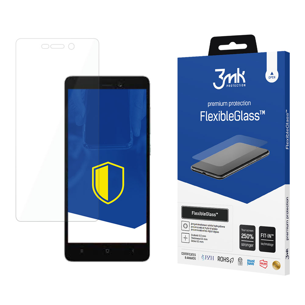 Xiaomi Redmi 3s – 3mk FlexibleGlass puhelimen näytönsuoja