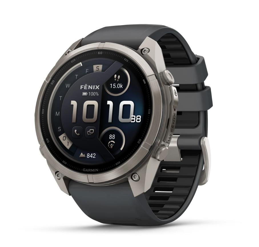 Garmin Fenix 9 Pro Solar -älykello, Titanium, 010-04338-01