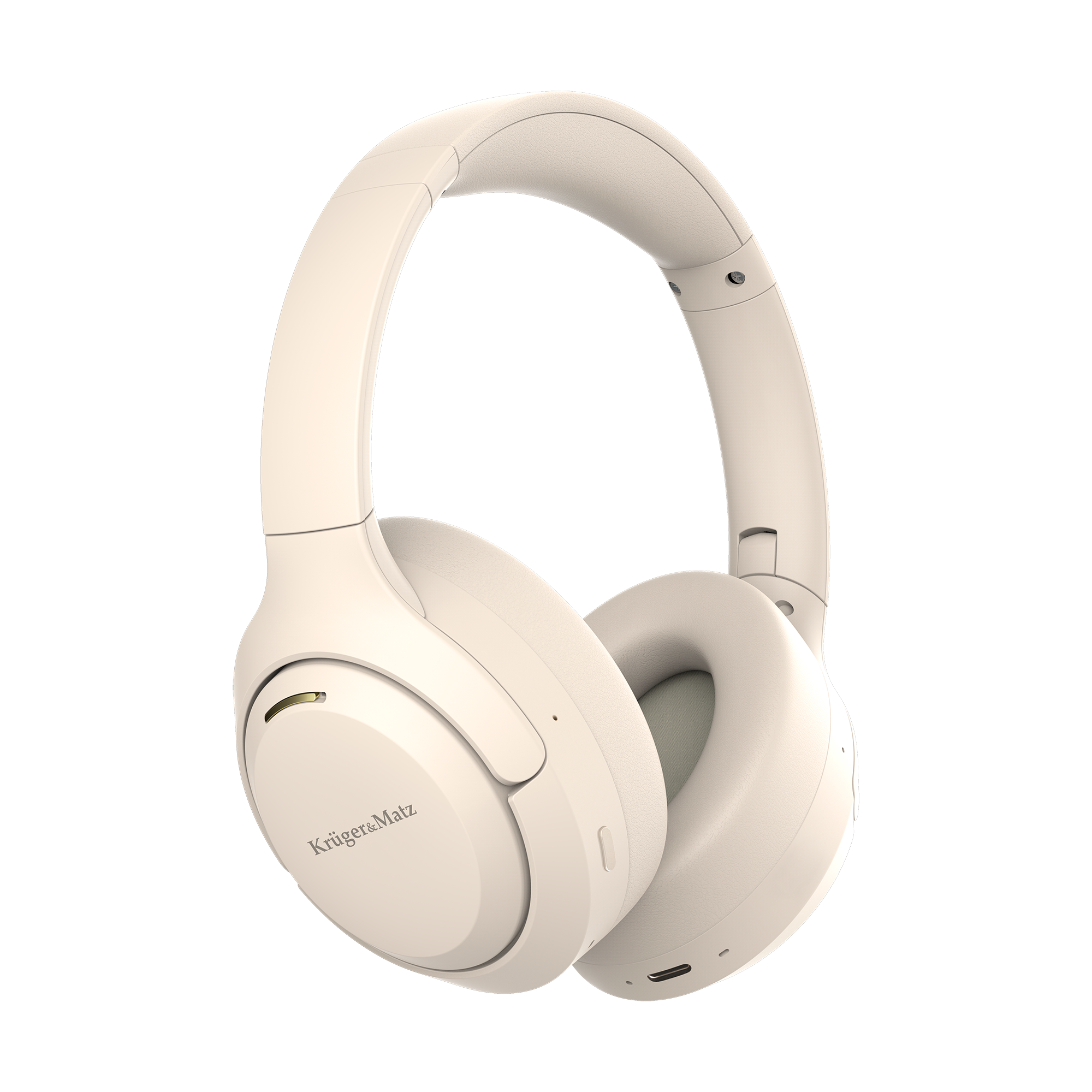 Krüger&Matz F8A langattomat vastamelukuulokkeet, beige