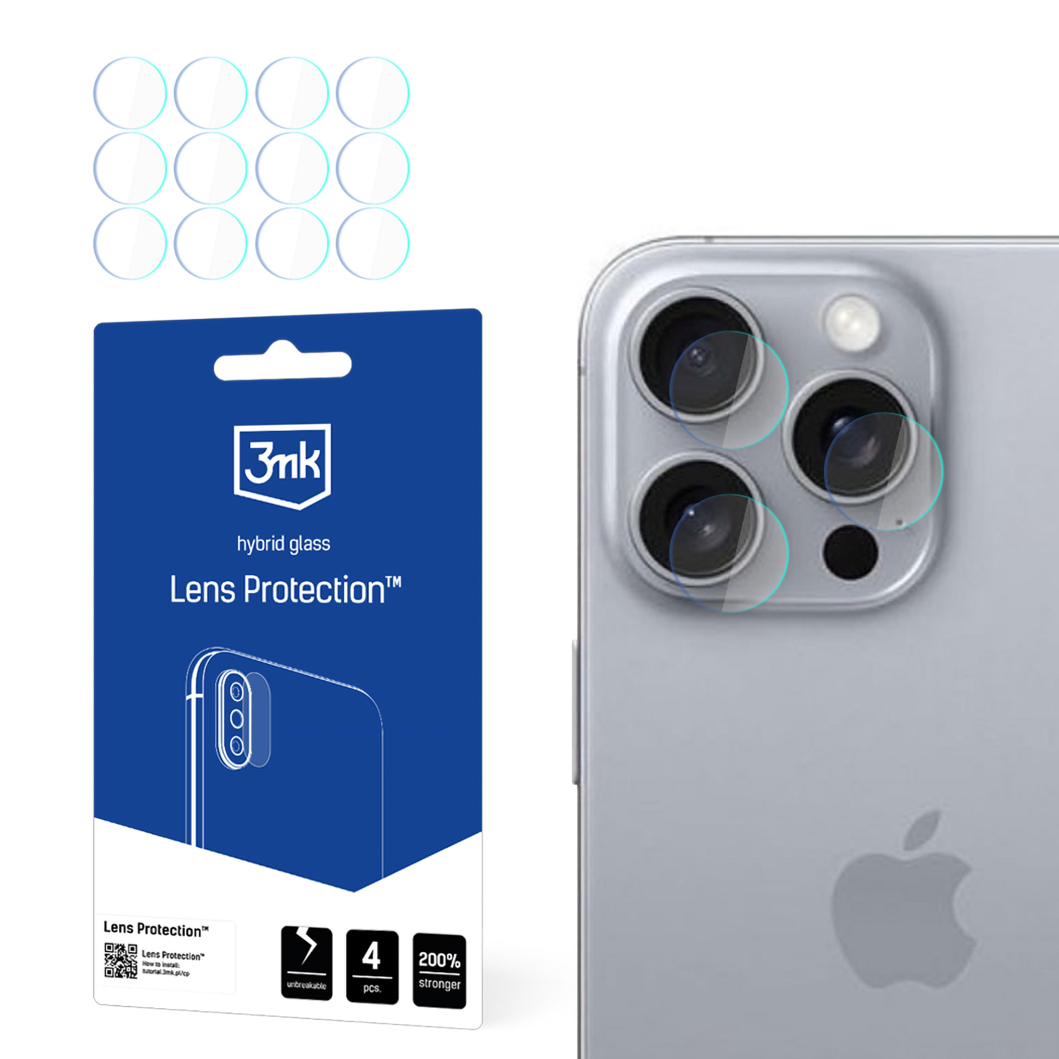 3mk Lens Protection kameransuoja iPhone 16 Pro:lle