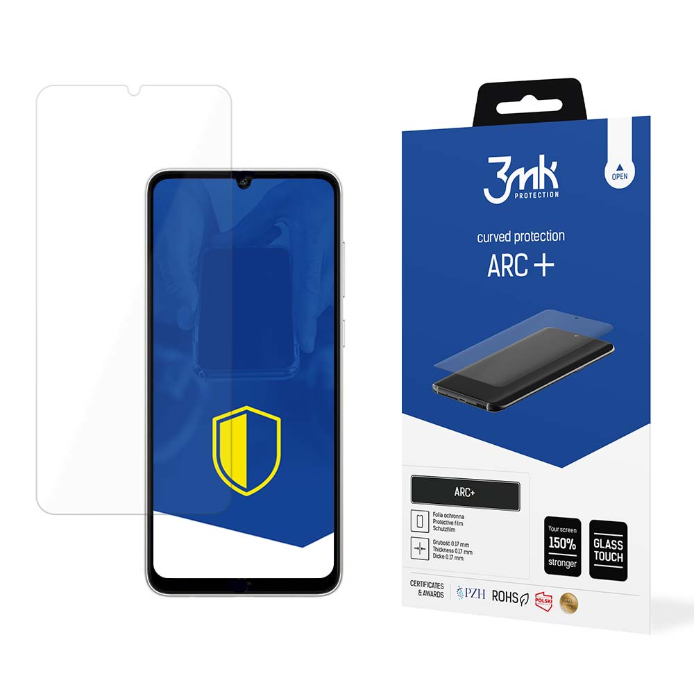Samsung Galaxy A05 – 3mk ARC+ puhelimen näytönsuoja