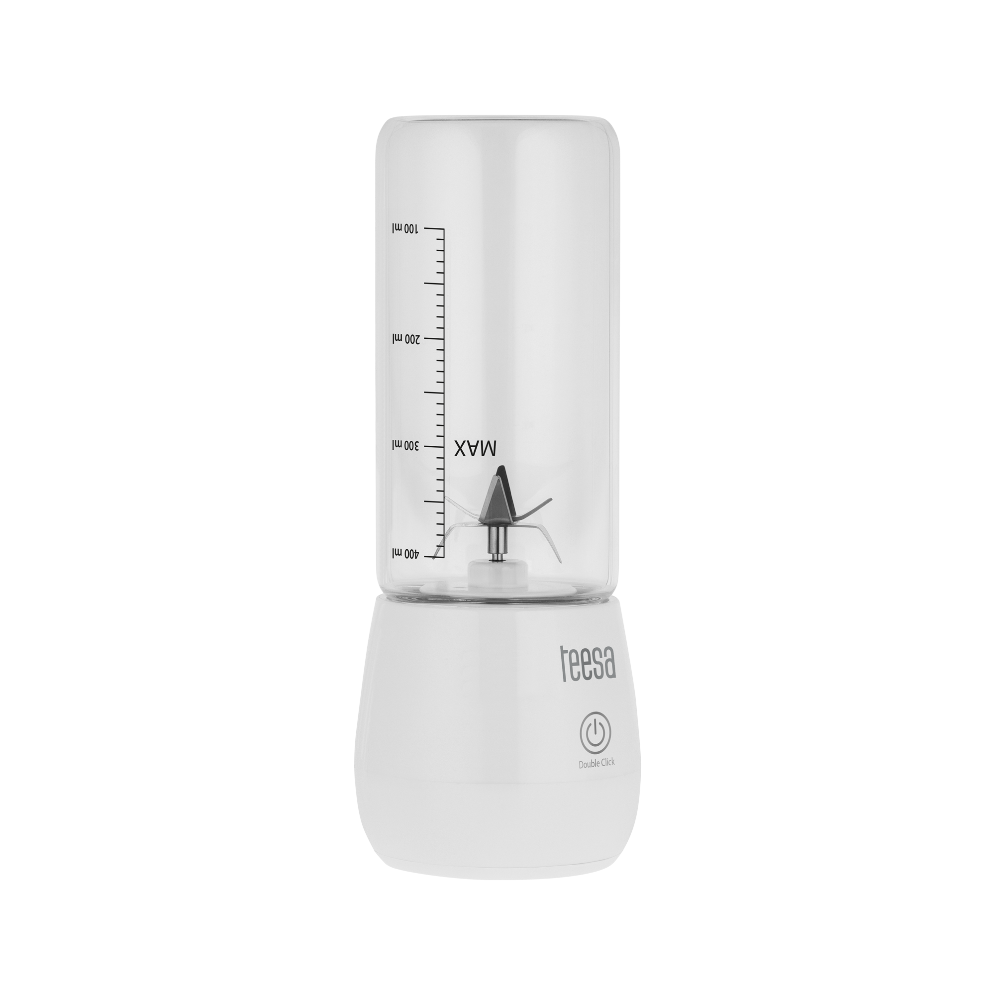 Johdoton tehosekoitin 450 ml:n lasikannulla, 100 W, 6 terää