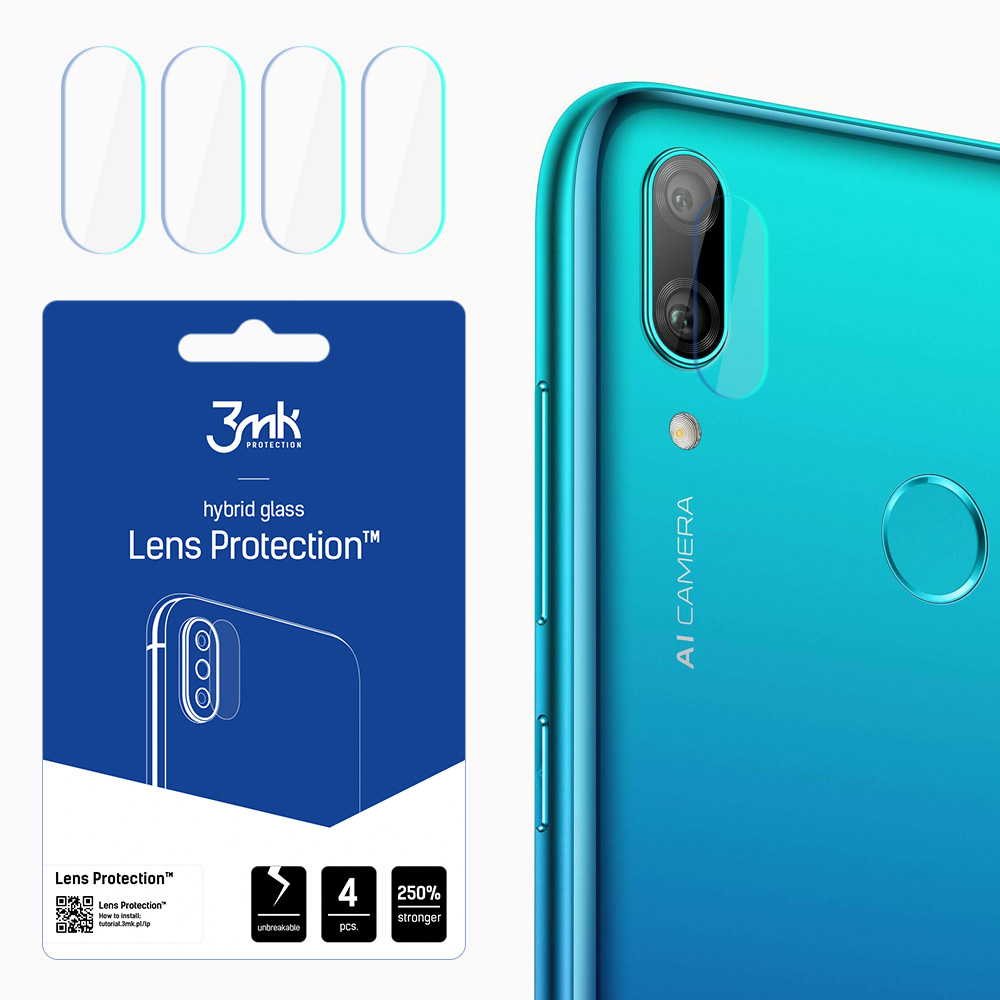 Huawei Y7 2019 – 3mk Lens Protection kameran linssinsuoja
