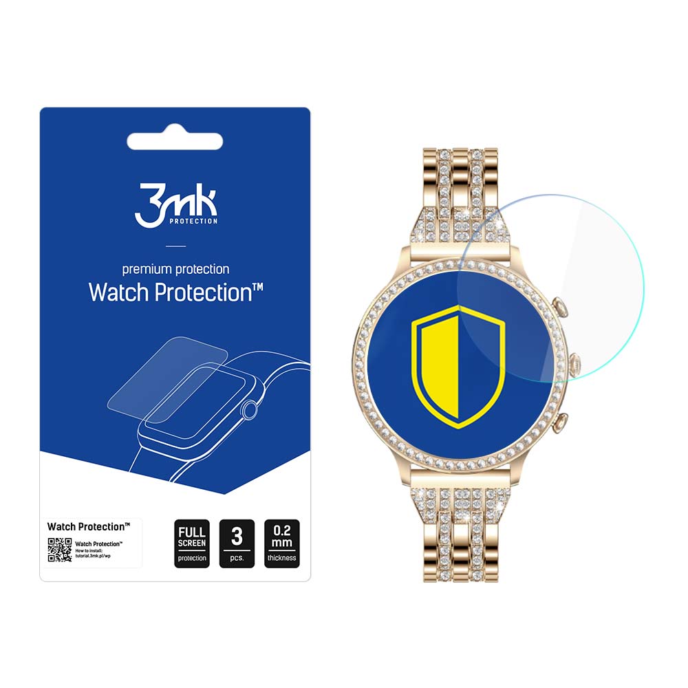 3mk Watch Protection FlexibleGlass hybridilasi Manta Diamond Lusso Gold