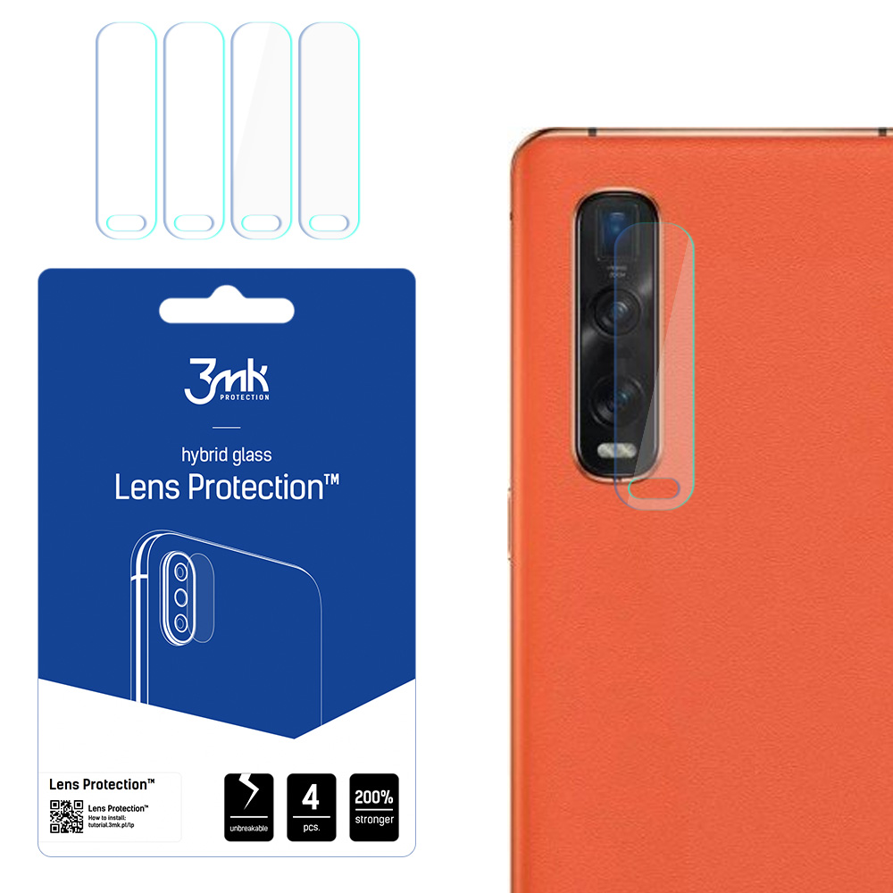 Oppo Find X2 Pro – 3mk Lens Protection kameran linssinsuoja