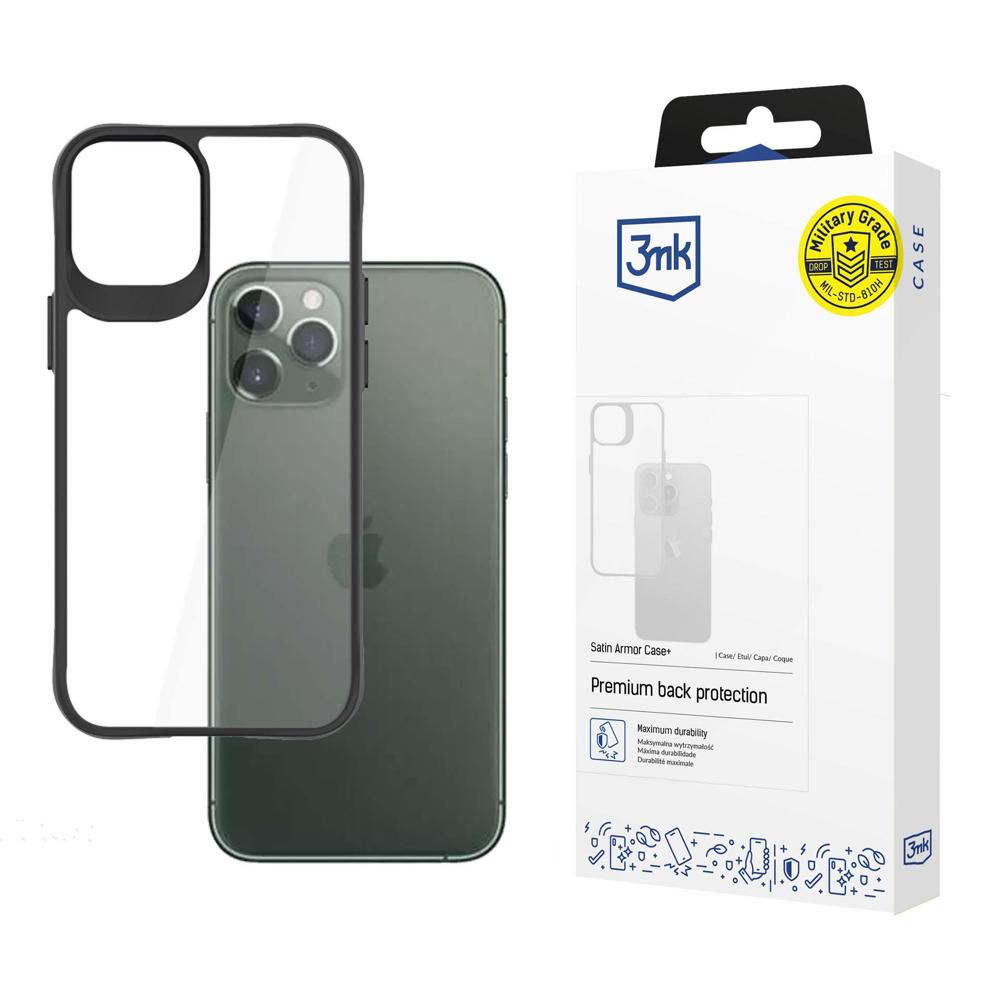 3mk Satin Armor Case+ kotelo iPhone 11 Pro - lapinakyvä