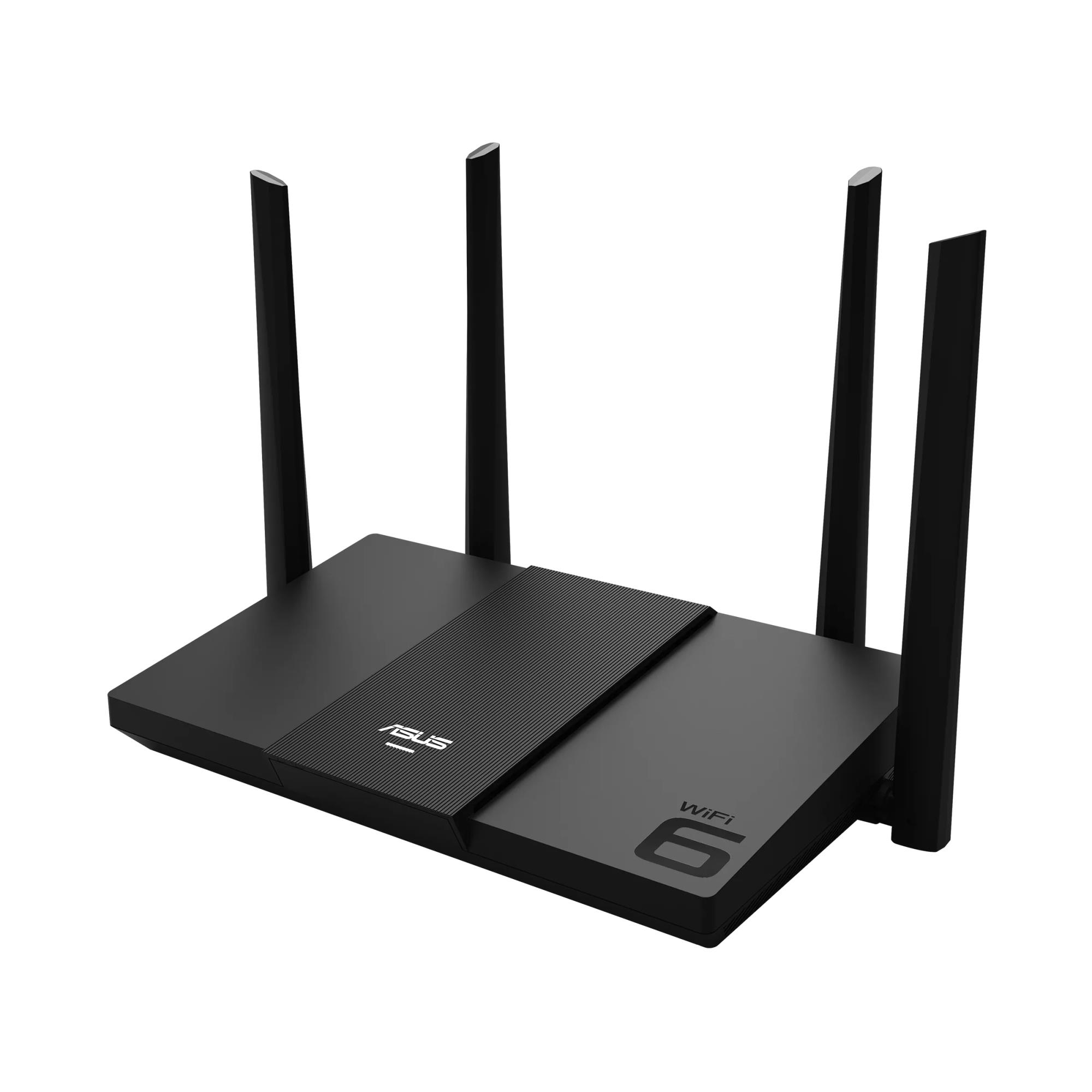 ASUS RT-AX3000E -langaton reititin, Wi-Fi 6 (802.11ax), 3000 Mbit/s, Ethernet WAN, RJ-45, 3 LAN-porttia