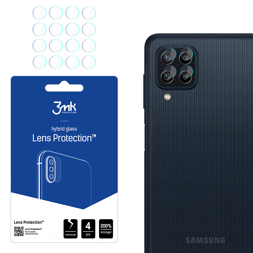 Samsung Galaxy M22 – 3mk Lens Protection kameran linssinsuoja