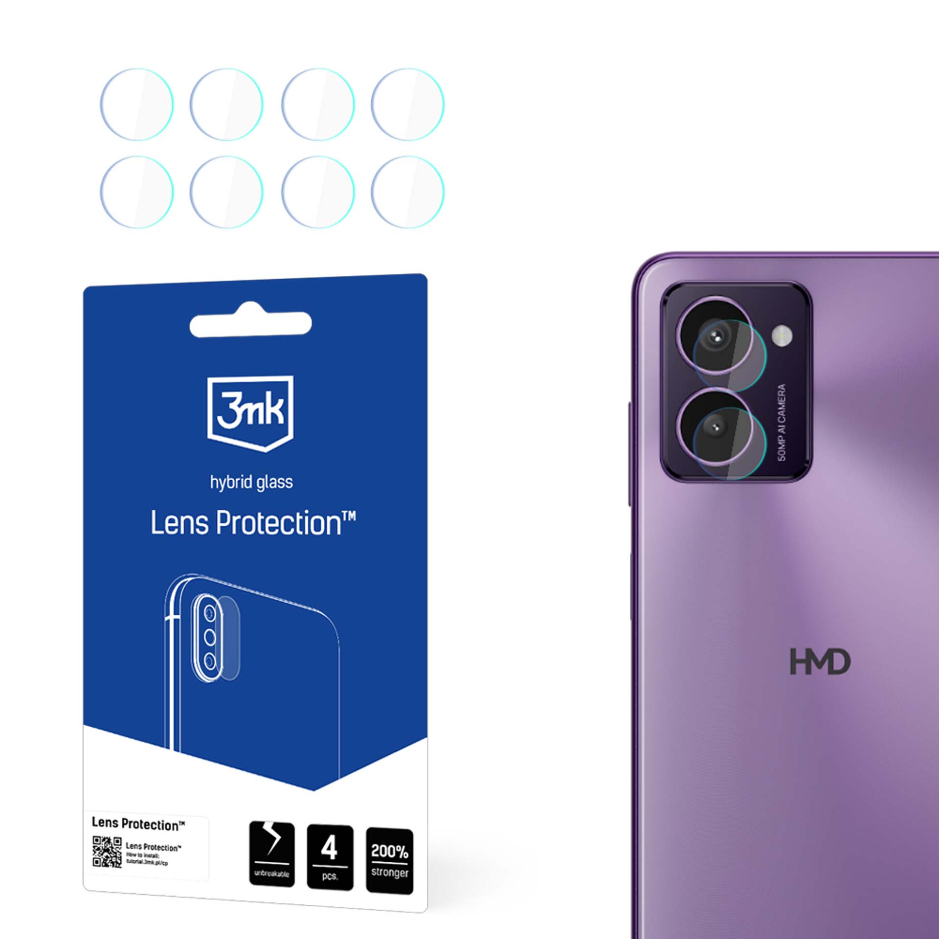 HMD Pulse Pro – 3mk Lens Protection kameran linssinsuoja