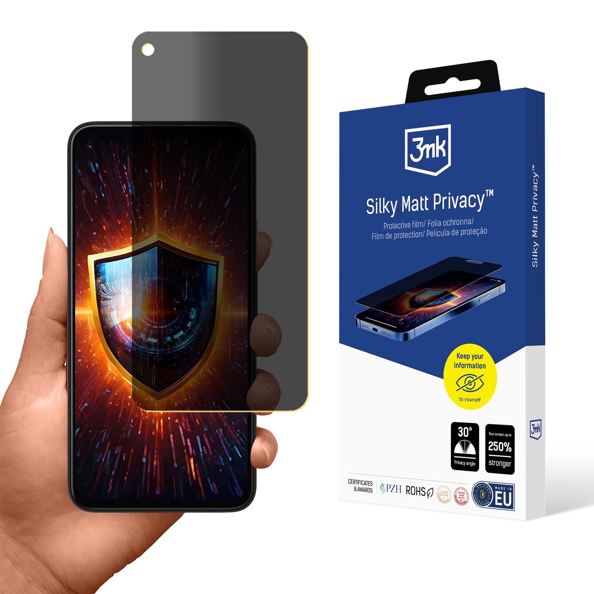 Google Pixel 4a – 3mk Silky Matt Privacy tietosuojakalvo