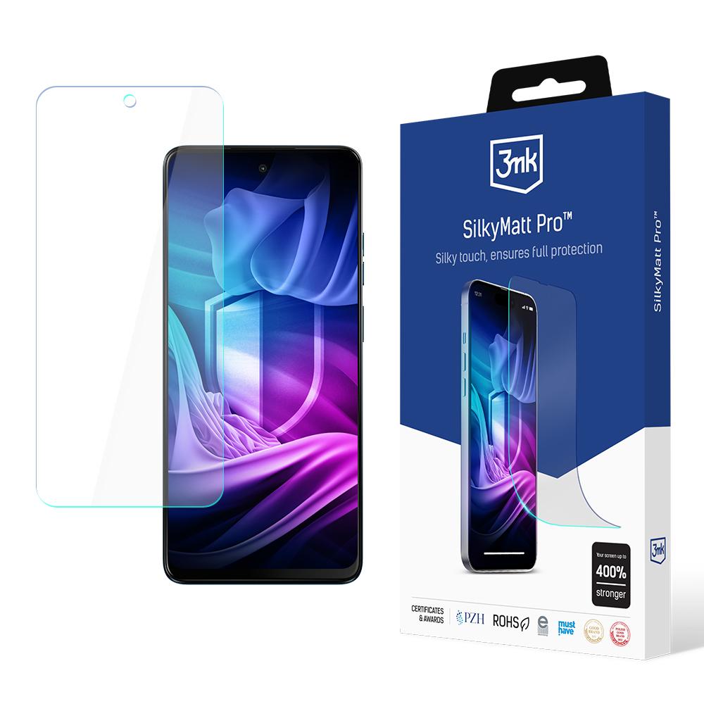 Motorola Moto G04s – 3mk Silky Matt Pro puhelimen näytönsuoja