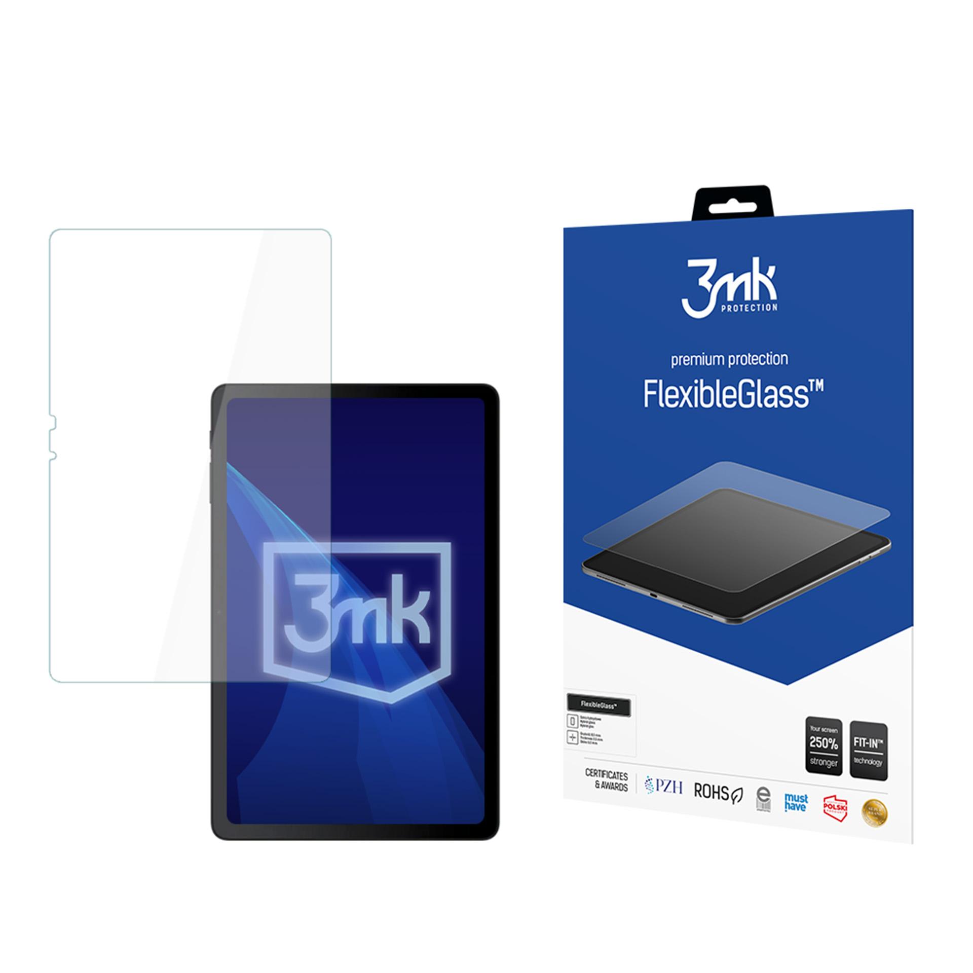 TCL TAB 10 Gen 2 – 3mk FlexibleGlass (enintään 11") tabletin näytönsuoja