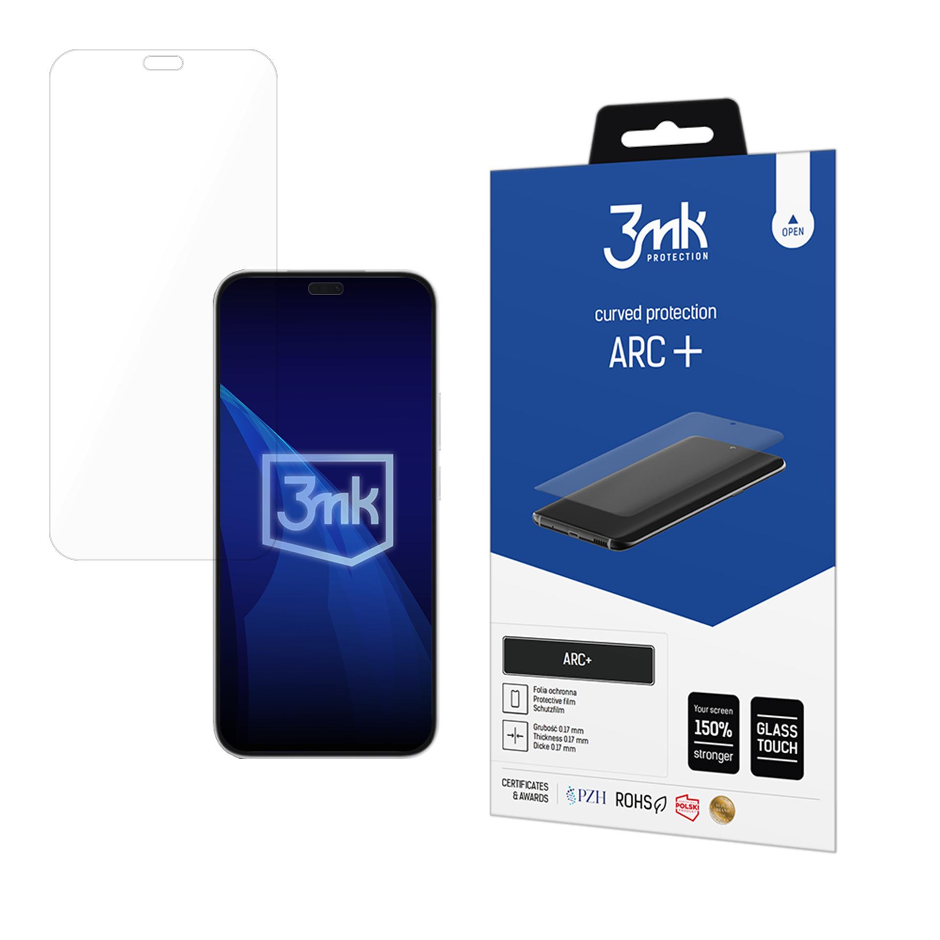 Honor X60i 5G – 3mk ARC+ puhelimen näytönsuoja