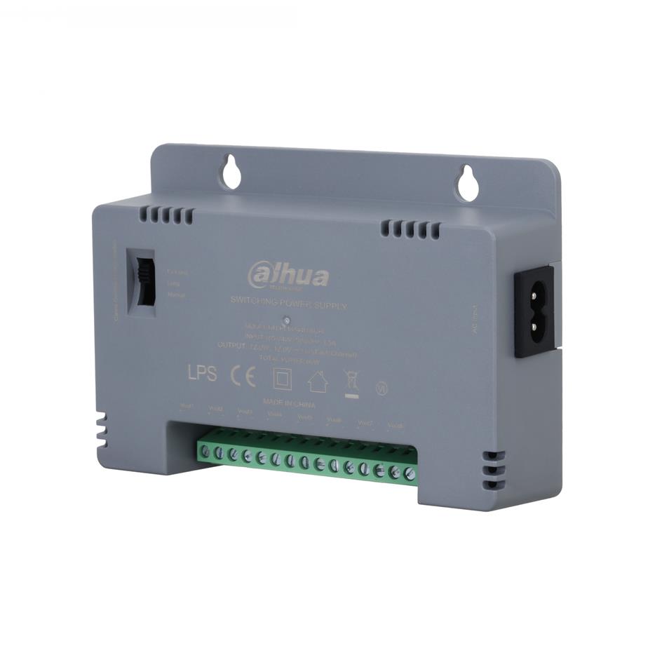 Dahua PFM344D-8CH-EN -virtalähde, 12 V, 5 A
